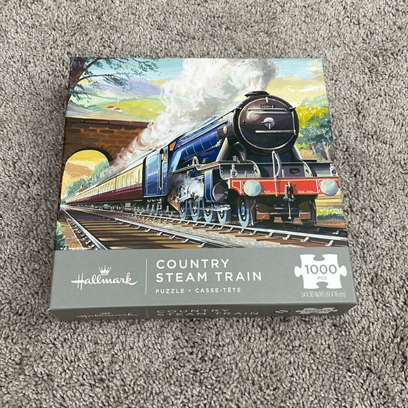 County Steam Train by Hallmark 1000 piece jigsaw Puzzle - Picture 1 of 3